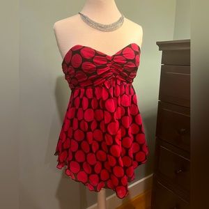 Flowy Polka Dot Bustier - Perfect for Summer!